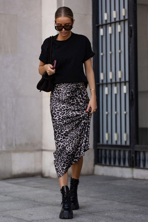 SPÓDNICA MAXI PANTERKA PRINT PREMIUM