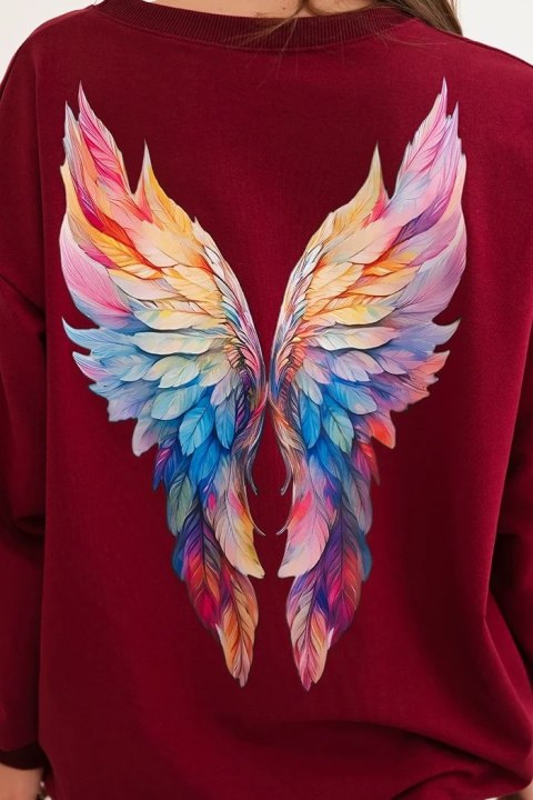 Bluza oversize ze skrzydłami ANGEL