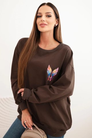 Bluza oversize ze skrzydłami ANGEL