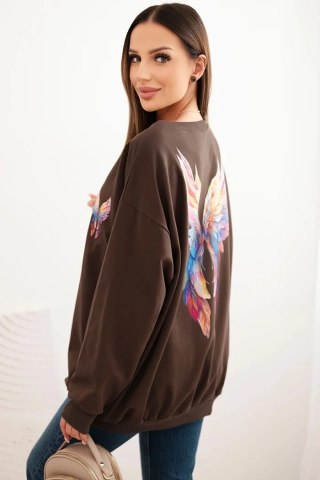 Bluza oversize ze skrzydłami ANGEL