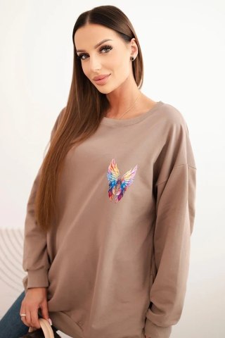 Bluza oversize ze skrzydłami ANGEL
