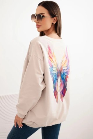 Bluza oversize ze skrzydłami ANGEL