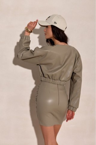 Samira - spódniczka mini w kolorze jasnego khaki
